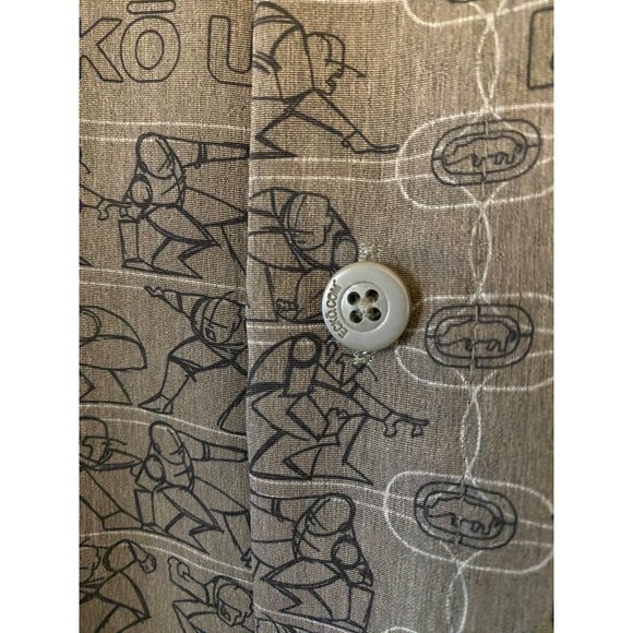 ECKO UNLTD Complex Silver Surfer Graphic Button Down Shirt XL Hip Hop Y2K- RARE - Picture 2 of 16